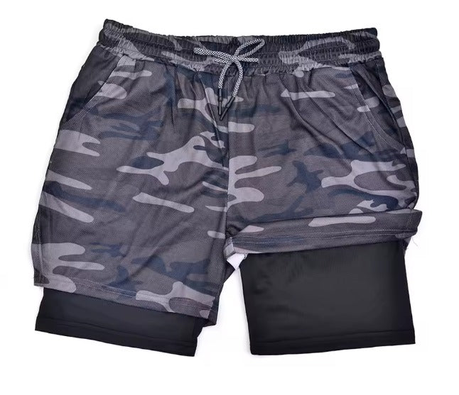 8 Bermudas Dryfit Camada Dupla