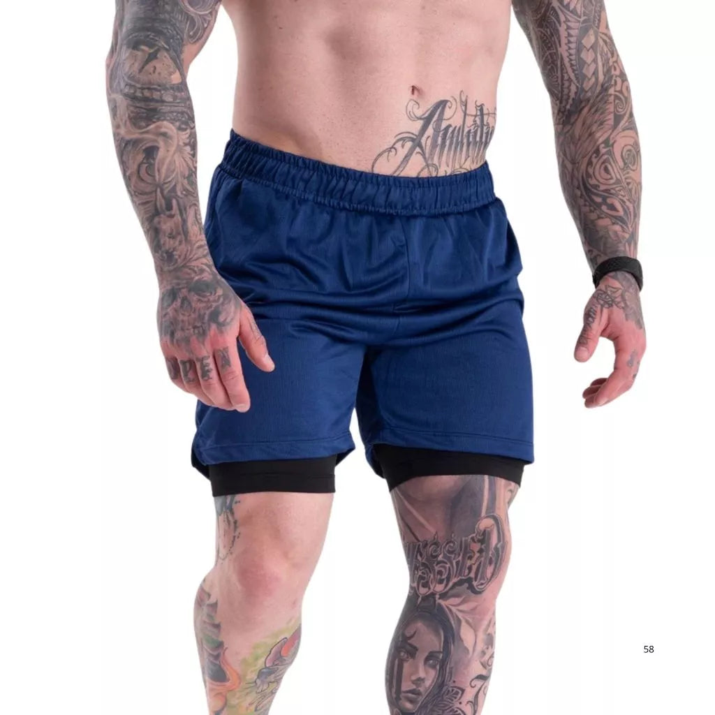 8 Bermudas Dryfit Camada Dupla