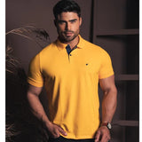 6 Camisetas Henley Gola Padre + 3 Calças Jeans