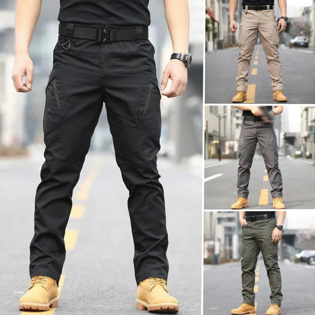 Calça Cargo Tática à Prova de Vento e Água com Bolsos Múltiplos - P ao G4