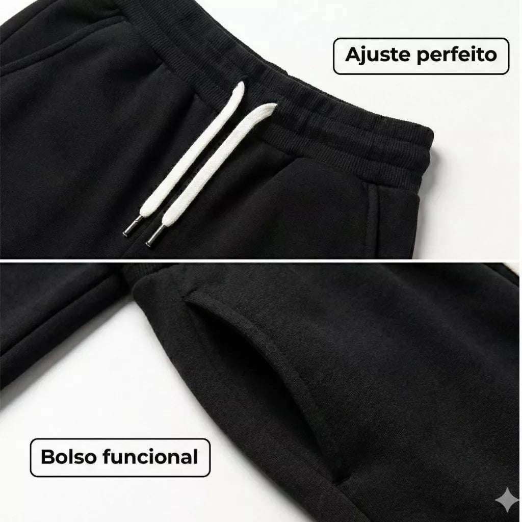 Kit 4 Calças de moletom California - Frete Grátis