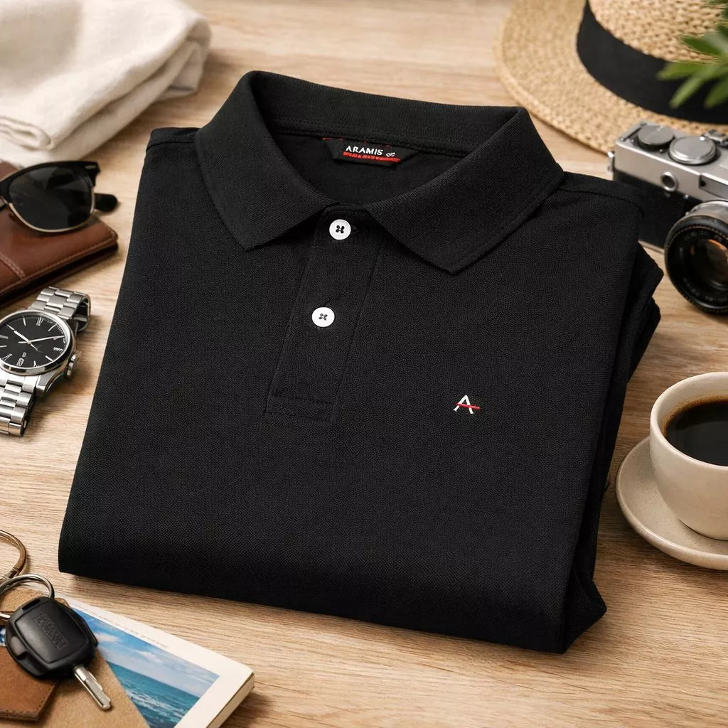 Kit 2 Camisas Polo Masculina Algodão Piquet Básica Premium