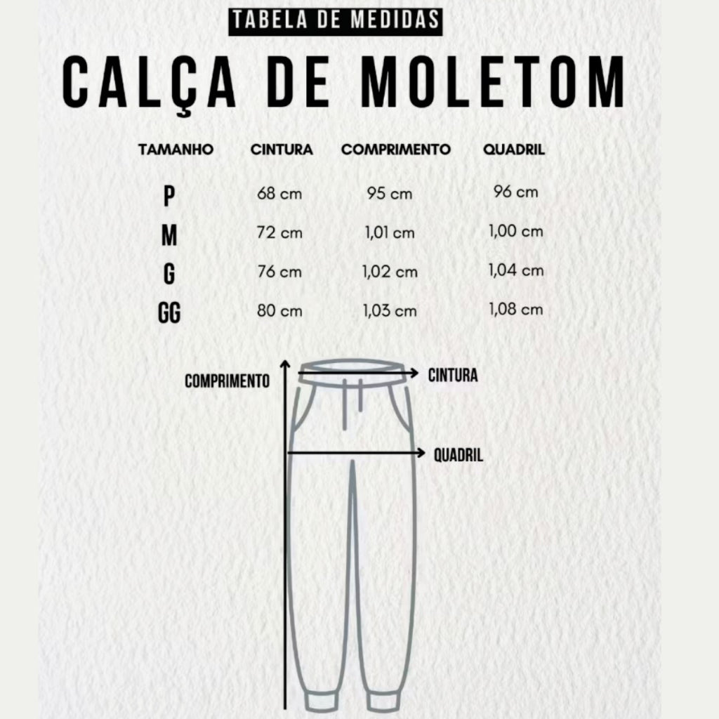 Kit 4 Calças de moletom California - Frete Grátis
