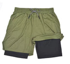 8 Bermudas Dryfit Camada Dupla