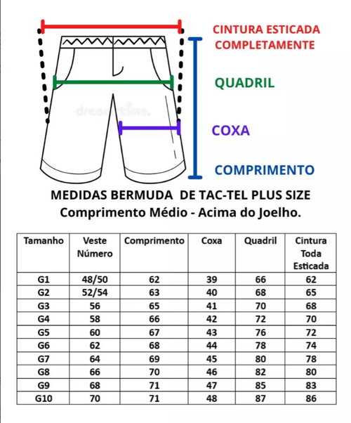 8 Bermudas Everlast Plus Size - Frete Grátis