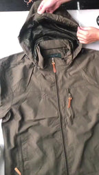 Combo 2 Jaqueta impermeável com capuz