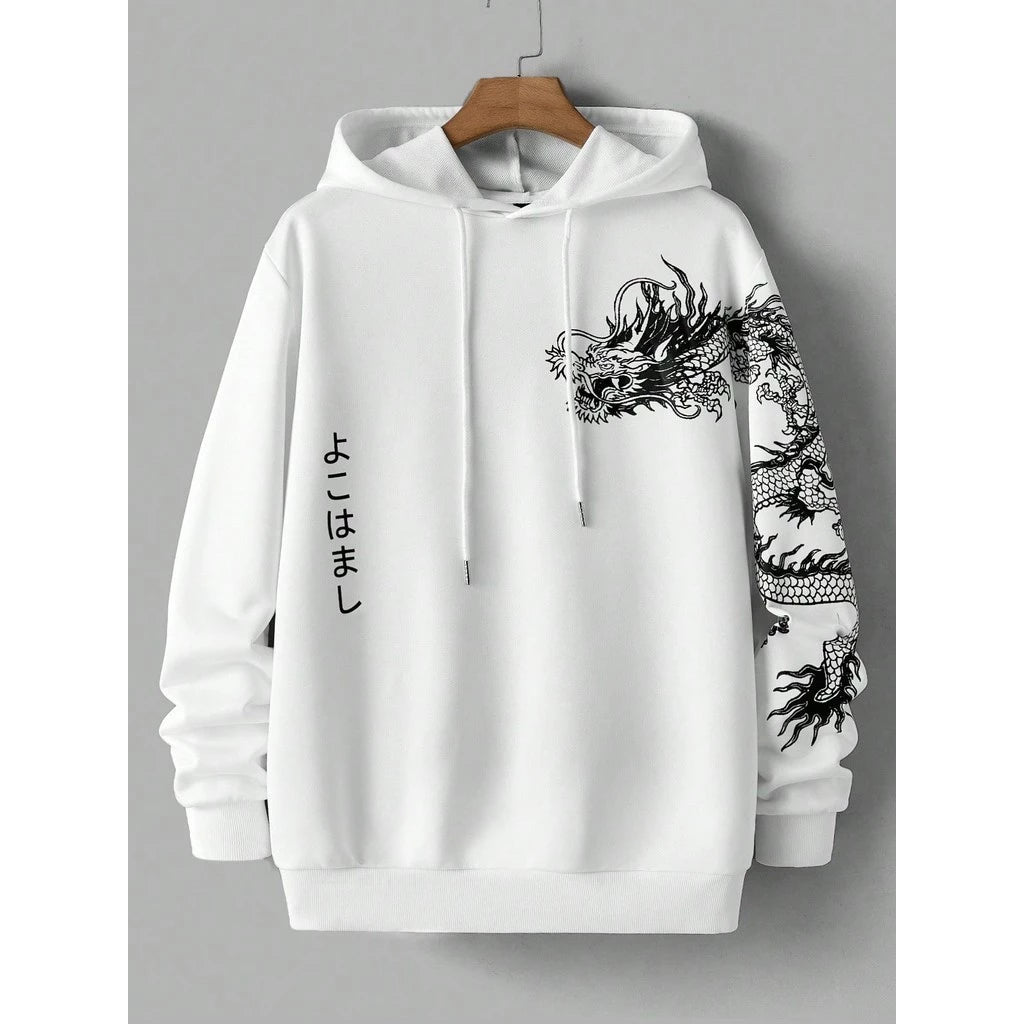 Moletom Com Capuz  Dragão Streetwear