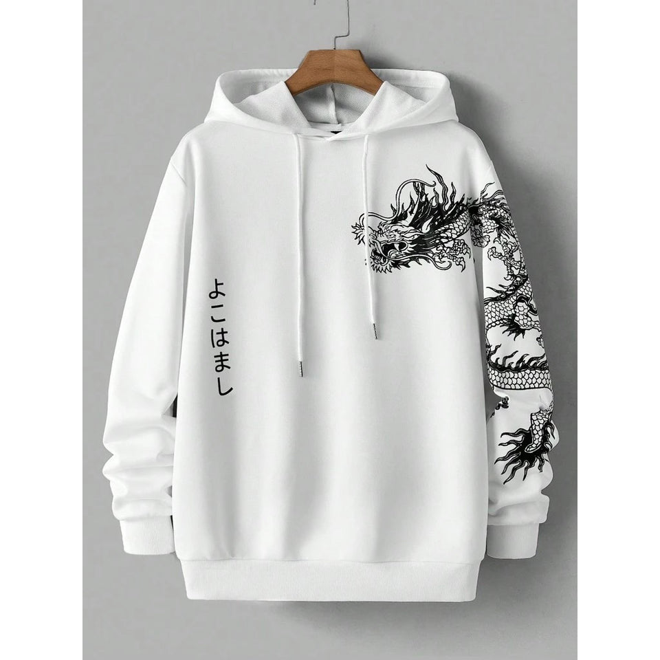 Moletom Com Capuz  Dragão Streetwear