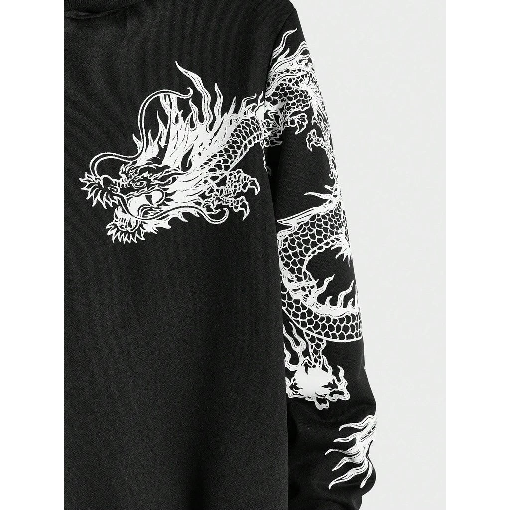 Moletom Com Capuz  Dragão Streetwear