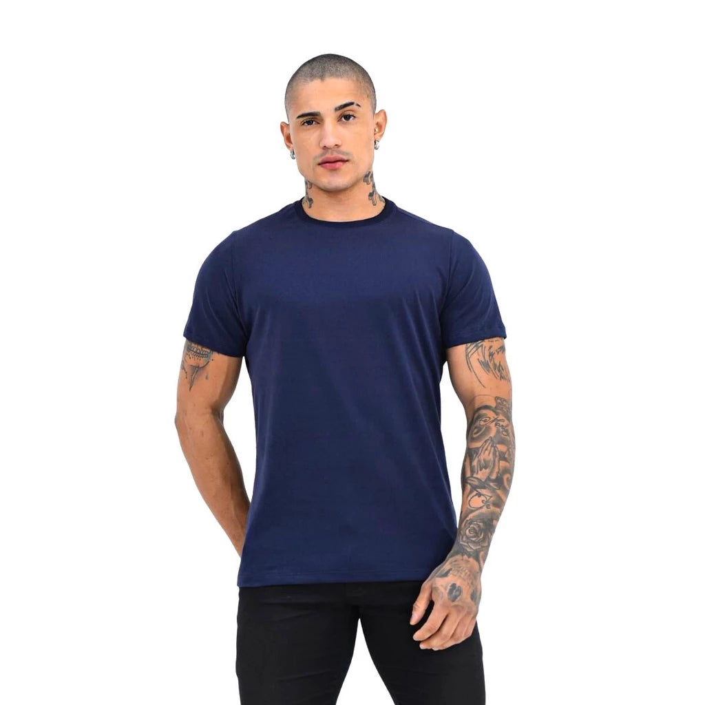 Camiseta Masculina Camisa Basica 100% Algodão Premium